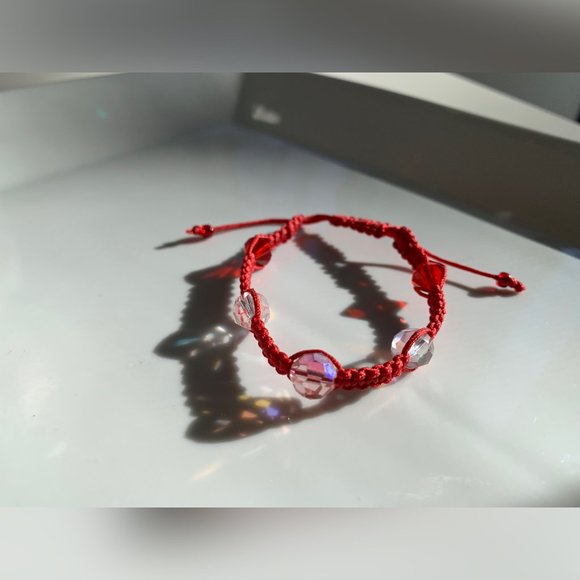 Swarovski Crystal Beaded Crochet Handmade Bracelet - Picture 2 of 5